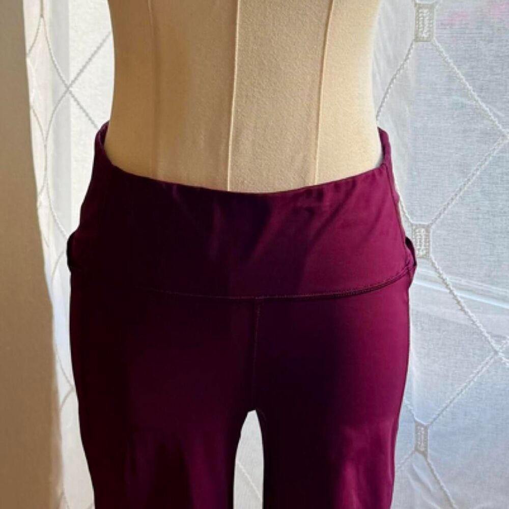 Athleta Women's Burgundy and Purple Leggings